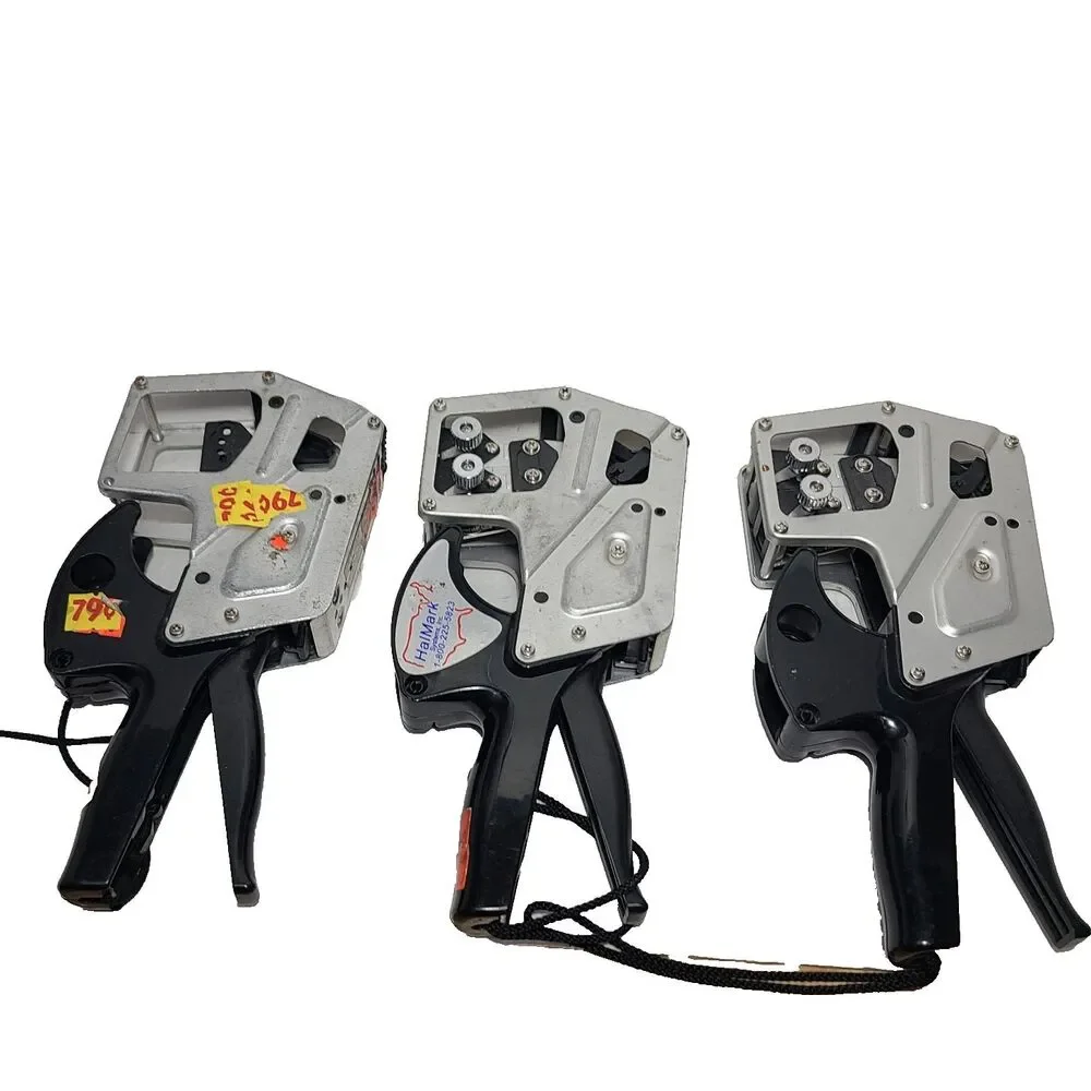 3 Halmark Systems Model L Labeler Price Tag Tagging Pricing Guns No Labels